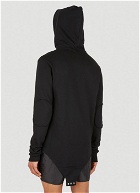 Body Hooded Sweatshirt in Black