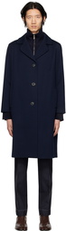 Maison Margiela Navy Milano Coat