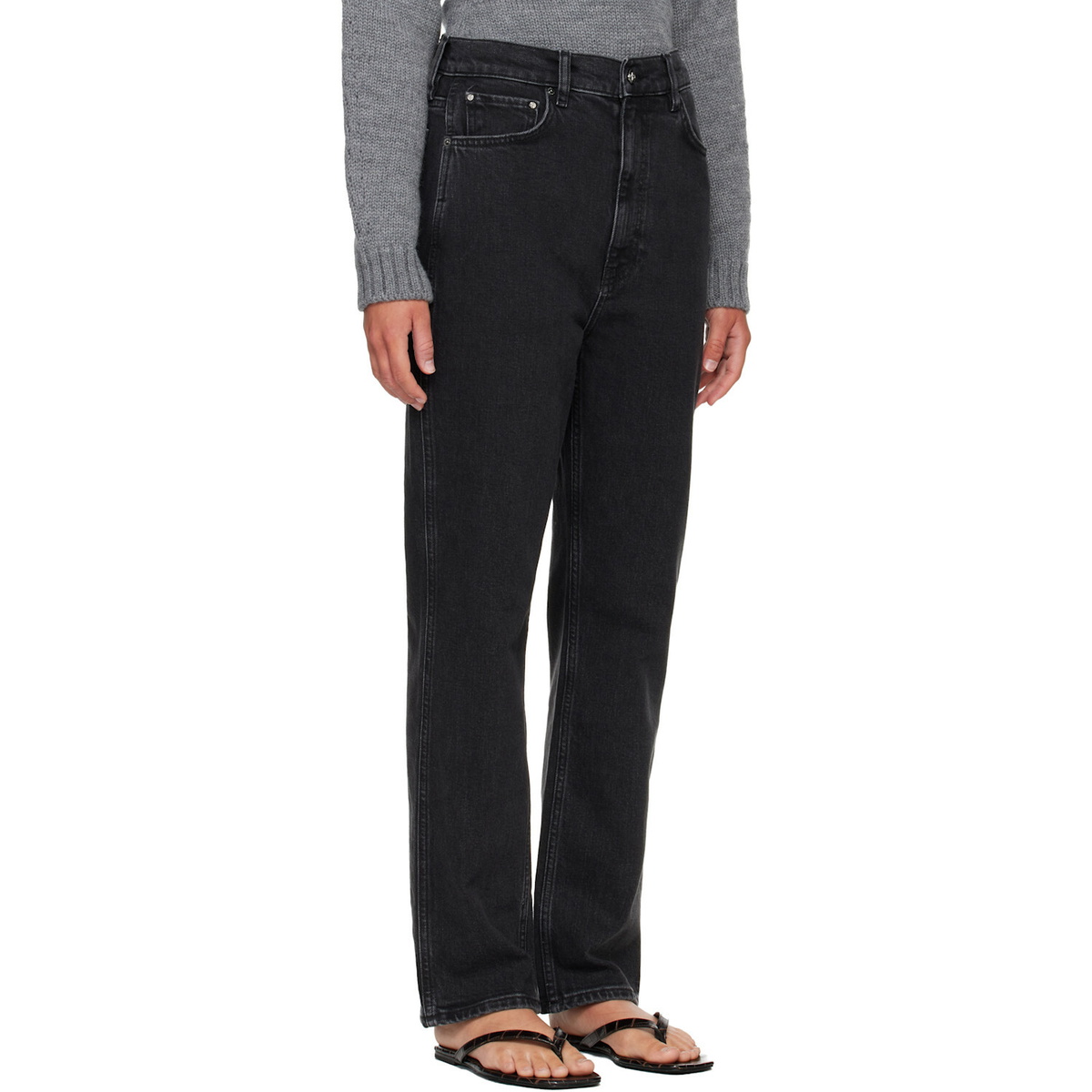 ANINE BING Black Jane Jeans
