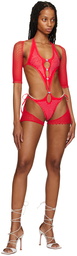 Poster Girl Red Skipper Bodysuit