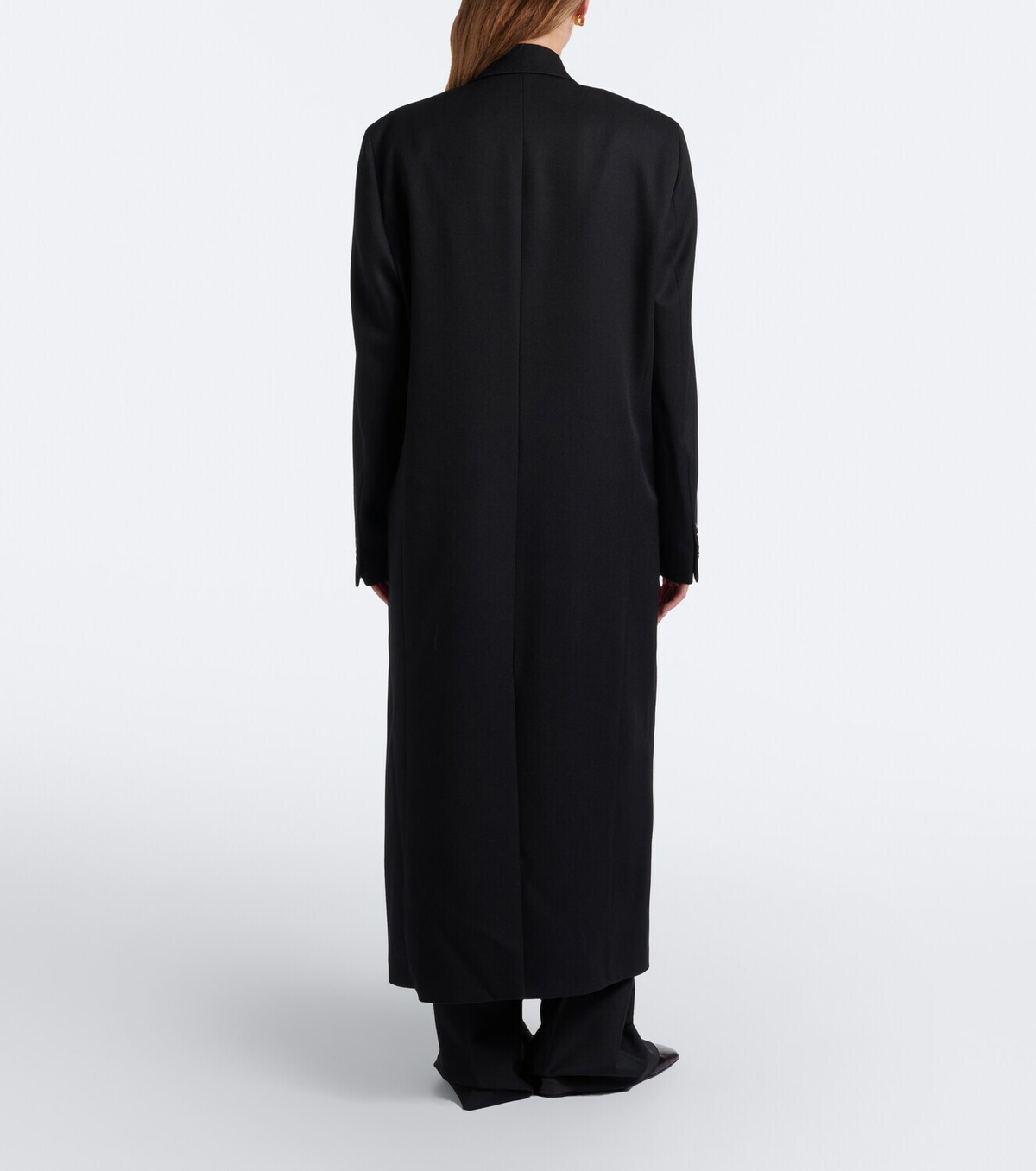 Róhe Double-breasted virgin wool coat