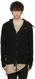 Boris Bidjan Saberi Black Hooded Zip-Up