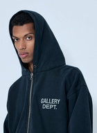 Gallery Dept. Zip-Up Logo Hoodie