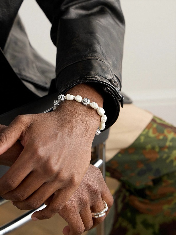 Photo: Ouie - Pearl and Sterling Silver Bracelet - Neutrals