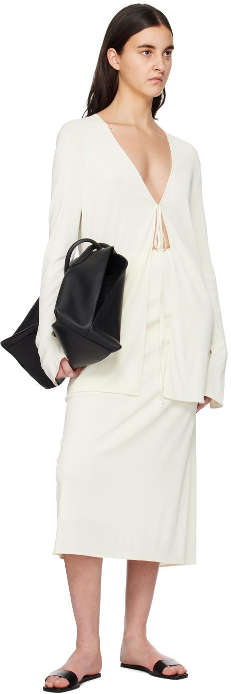 The Row Off-White Isara Blouse