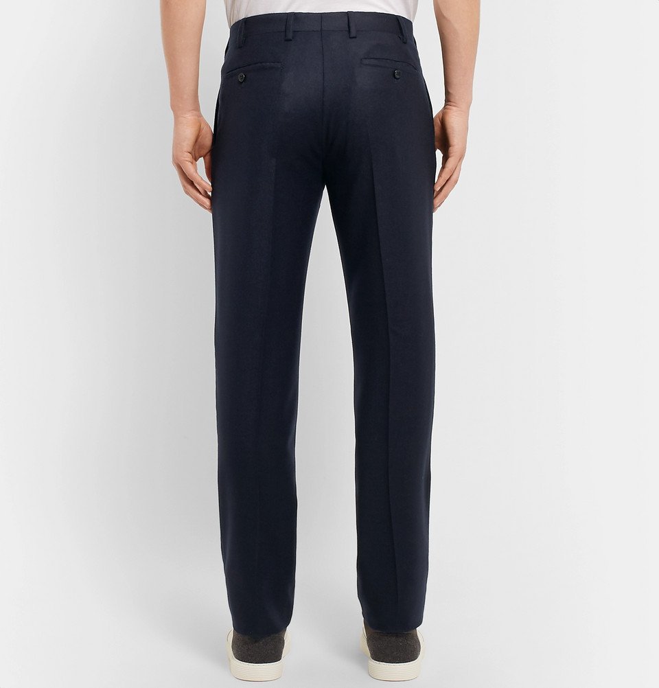 Loro Piana - Slim-Fit Cashmere Trousers - Men - Navy Loro Piana