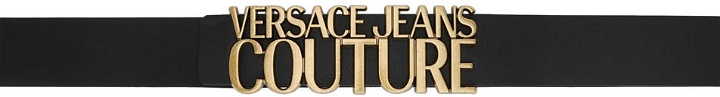 Photo: Versace Jeans Couture Black Couture Logo Belt