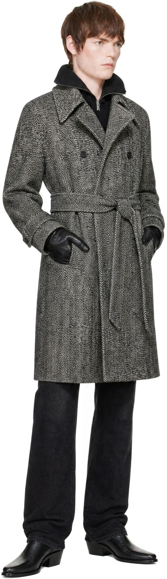 EGONlab Gray Structured Coat