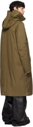 Rick Owens Khaki Porterville Megaparka Coat