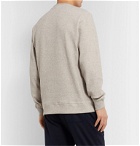 Oliver Spencer Loungewear - Milner Mélange Cotton-Jersey Sweatshirt - Neutrals