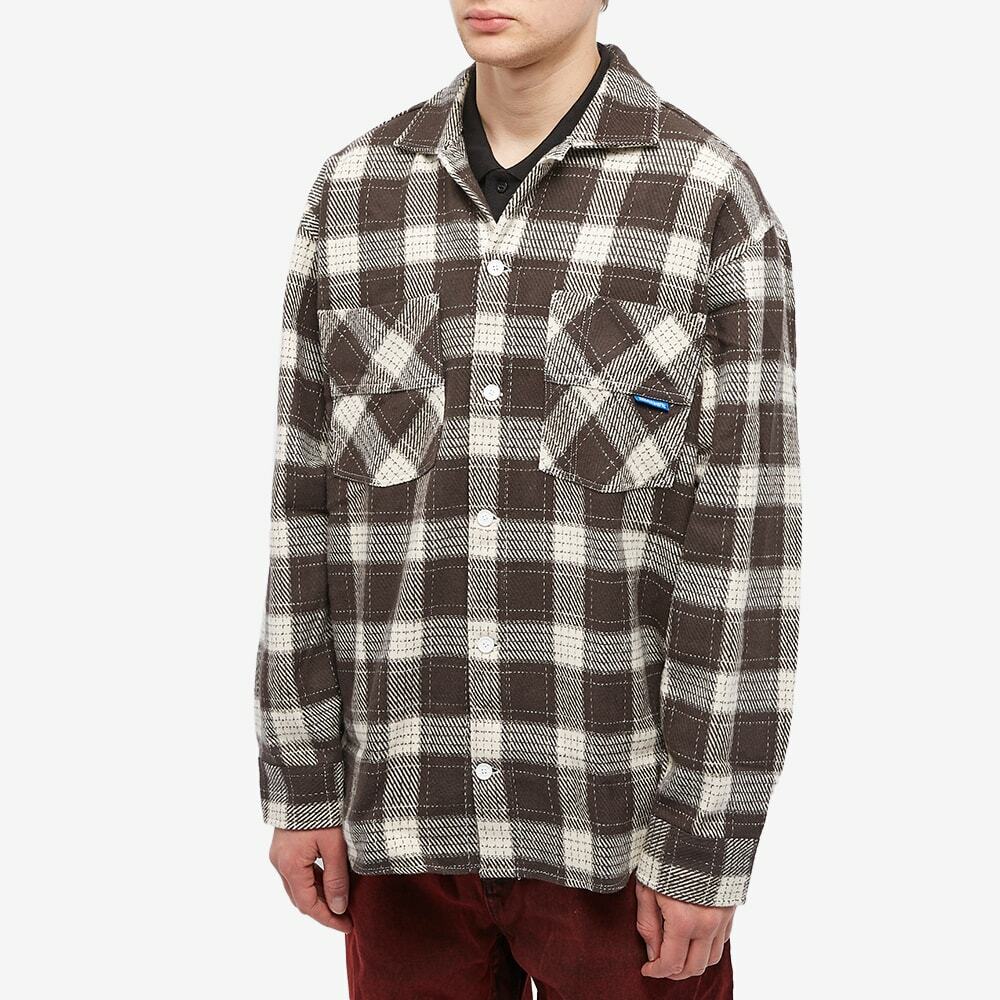 Polar Skate Co. Men's Big Boy Flannel Shirt in Brown Polar