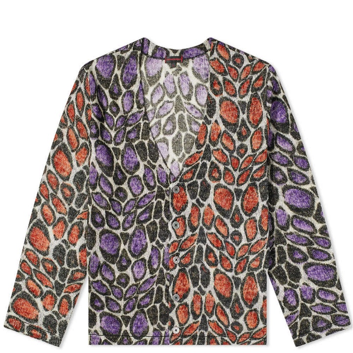 Photo: CLOT Leopard Cardigan in Purple