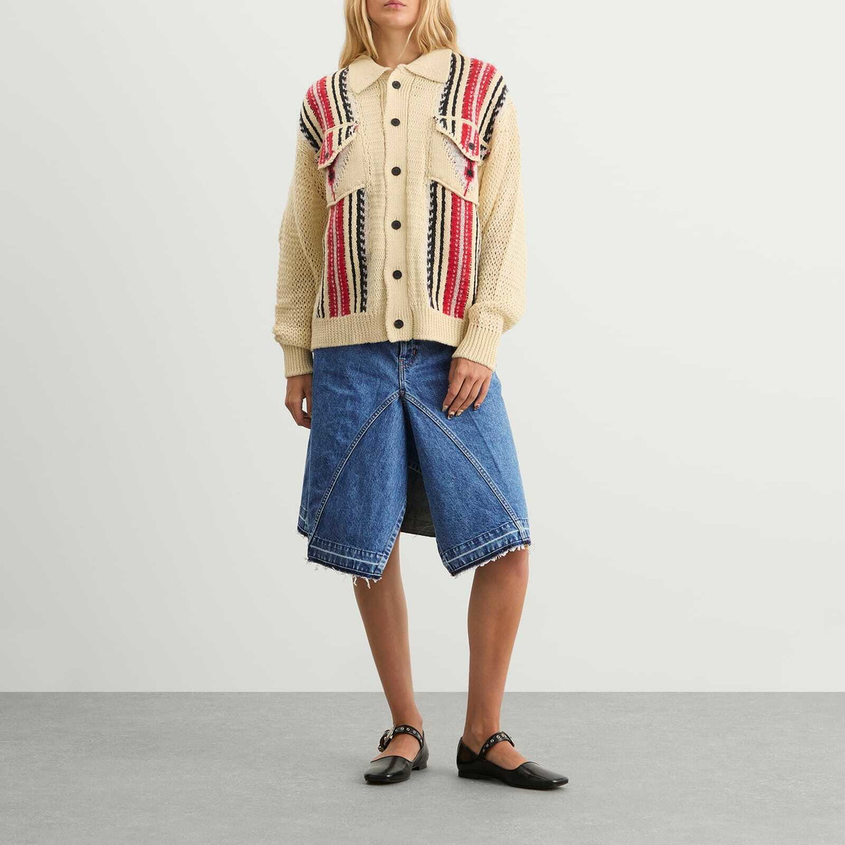 TOGA ARCHIVES Women's Denim Skirt in Blue