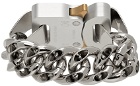 1017 ALYX 9SM Silver Hero 4x Chain Bracelet