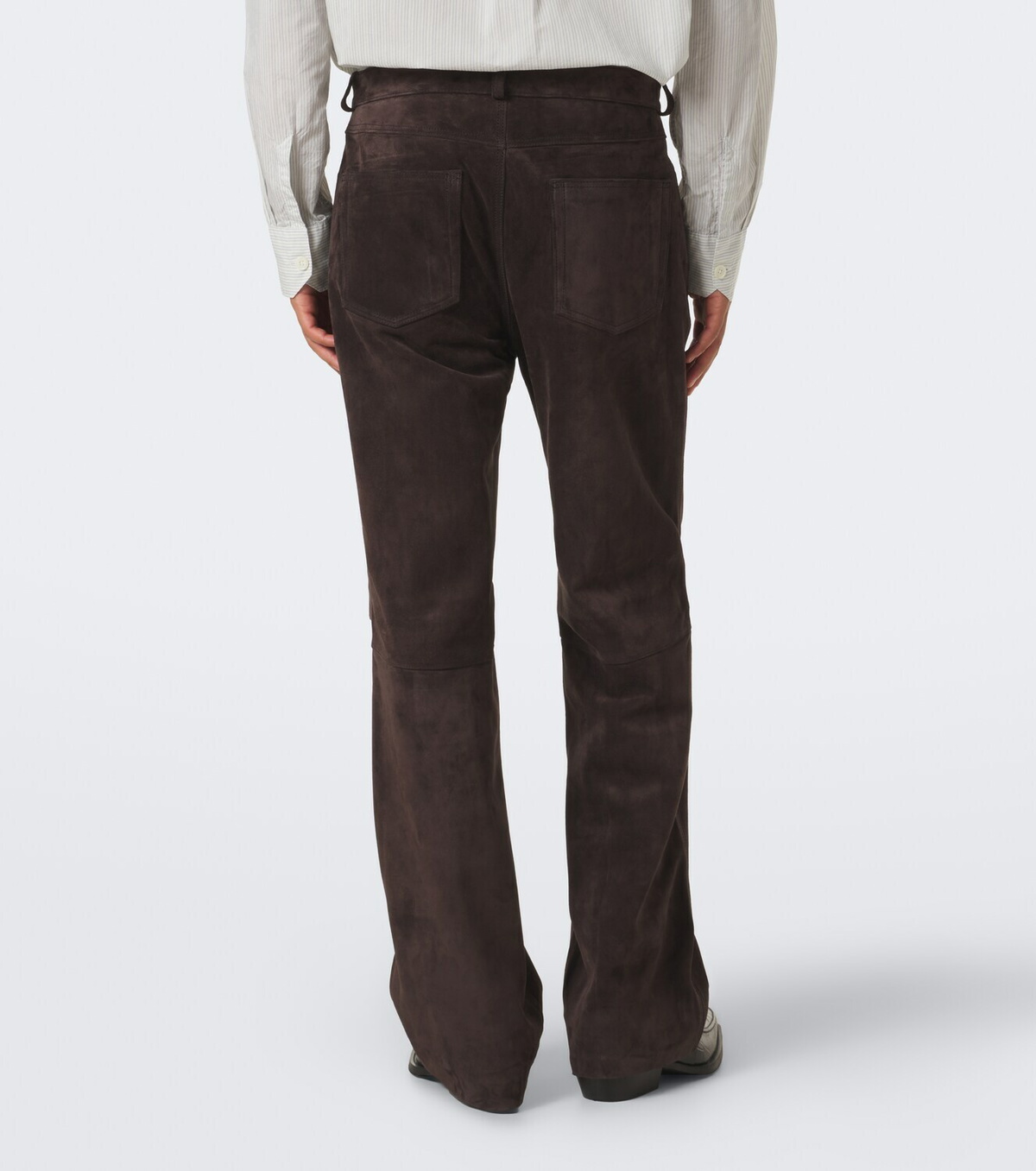 Our Legacy Carlson Cut suede bootcut pants