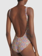 ETRO Printed Lycra One Piece Swimsuit