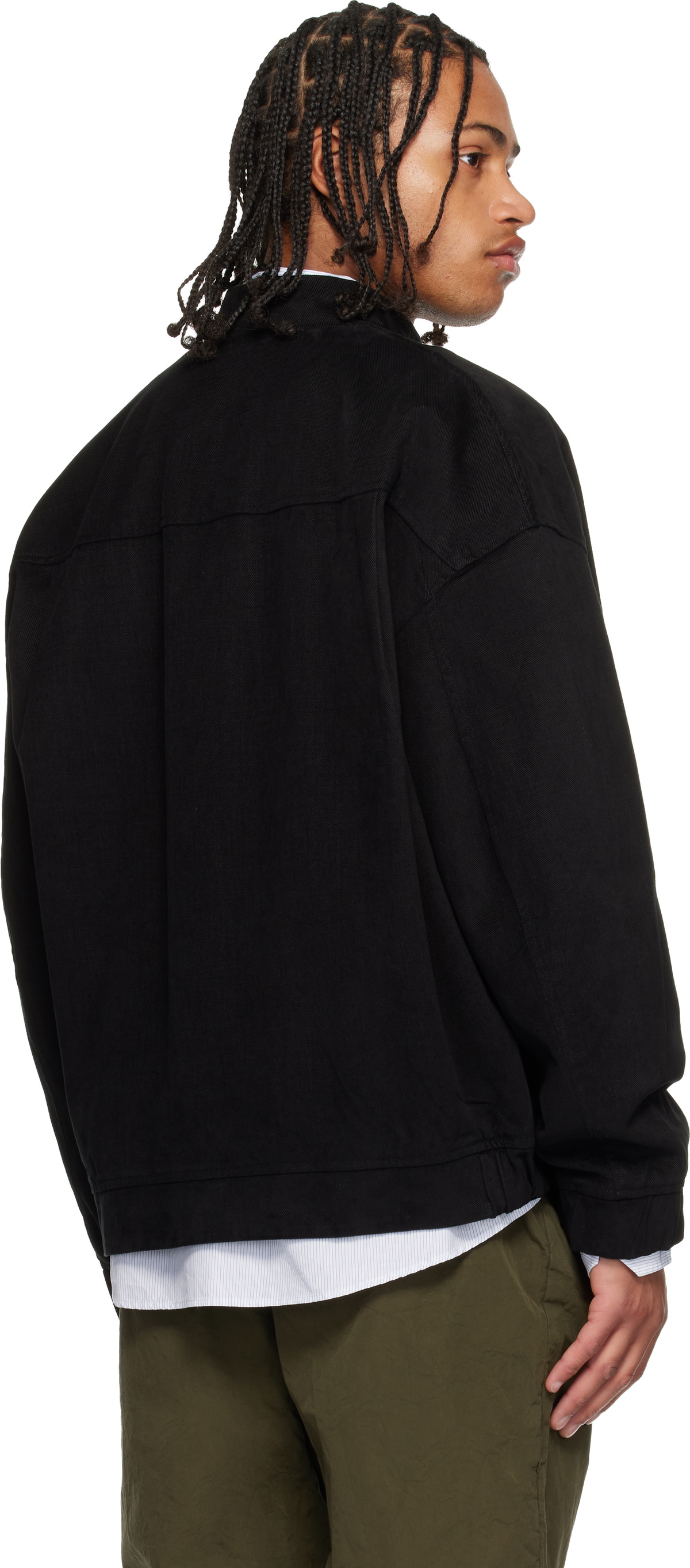 CASEY CASEY Black Mika Blouson Bomber Jacket