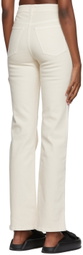 KHAITE Off-White 'The Danielle' Jeans