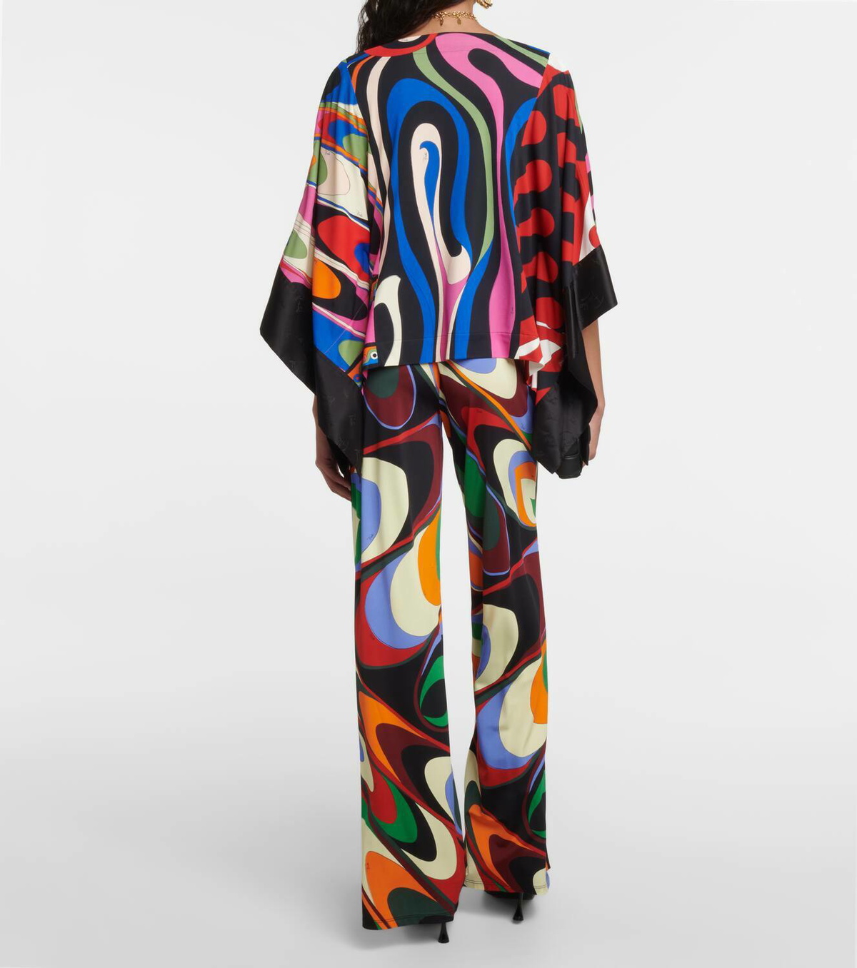 Pucci Patchwork draped blouse Emilio Pucci