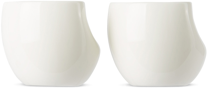 førs studio White Medium Cup Set, 8 oz / 236 mL