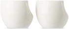 førs studio White Medium Cup Set, 8 oz / 236 mL