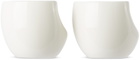 førs studio White Medium Cup Set, 8 oz / 236 mL