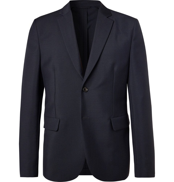 Photo: Acne Studios - Navy Antibes Unstructured Wool and Mohair-Blend Blazer - Men - Navy