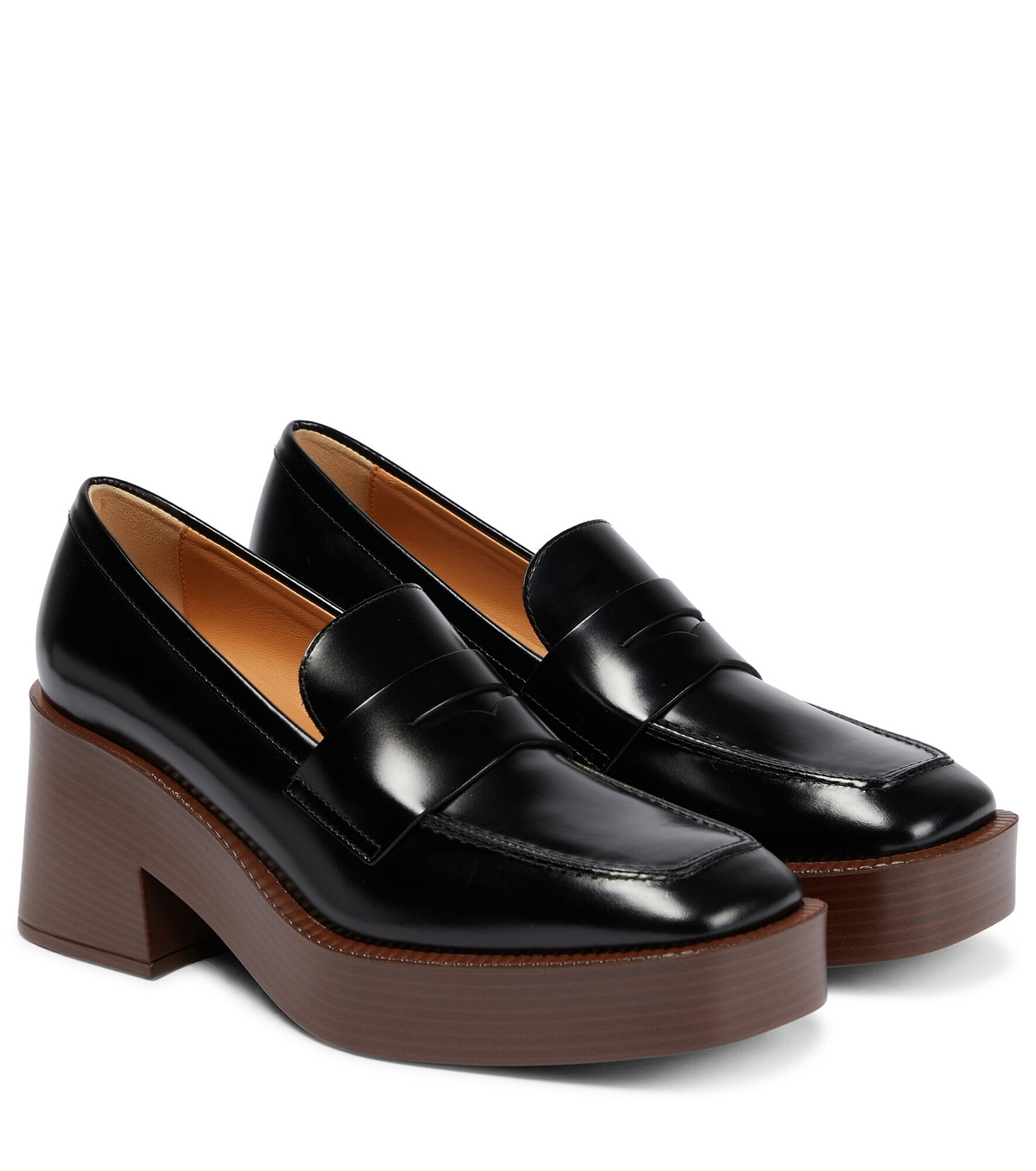 Tod's - Leather platform loafers Tod's