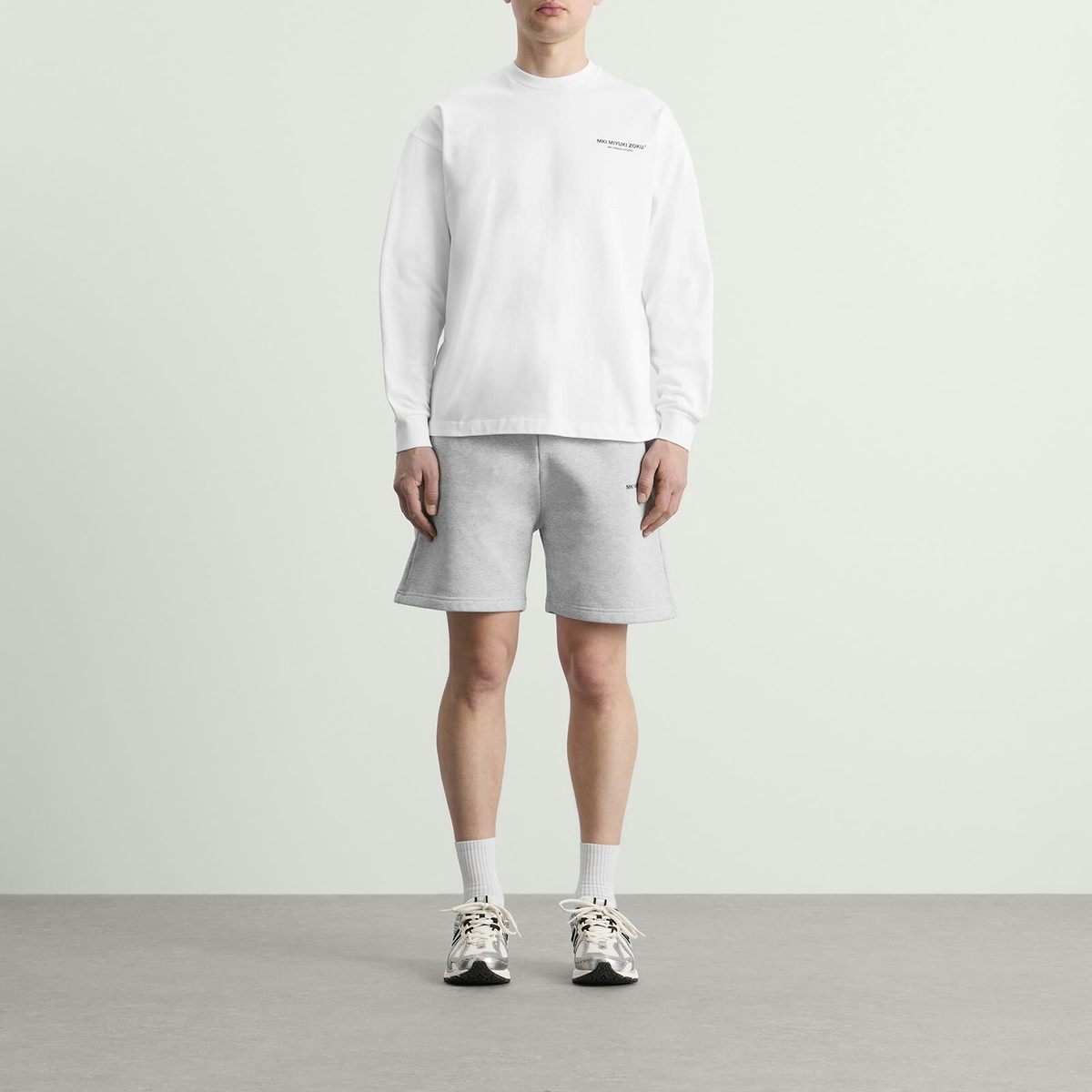 MKI Men's Uniform Sweat Shorts in Grey