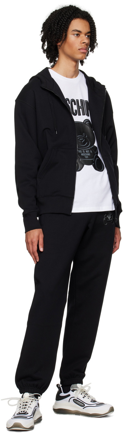 Moschino Black Teddy Bear Sweatpants