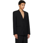 MM6 Maison Margiela Black Wool Blazer