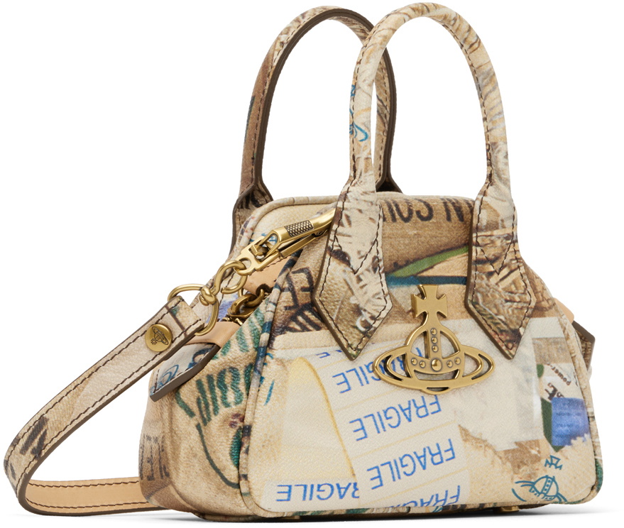Vivienne Westwood Beige Mini Yasmine Bag Vivienne Westwood