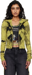 Ottolinger Yellow Sutured Zip Hoodie