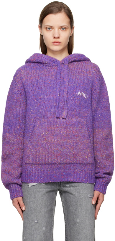 Photo: AMIRI Purple Space Dye Hoodie