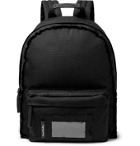 Acne Studios - Leather-Trimmed Canvas Backpack - Black