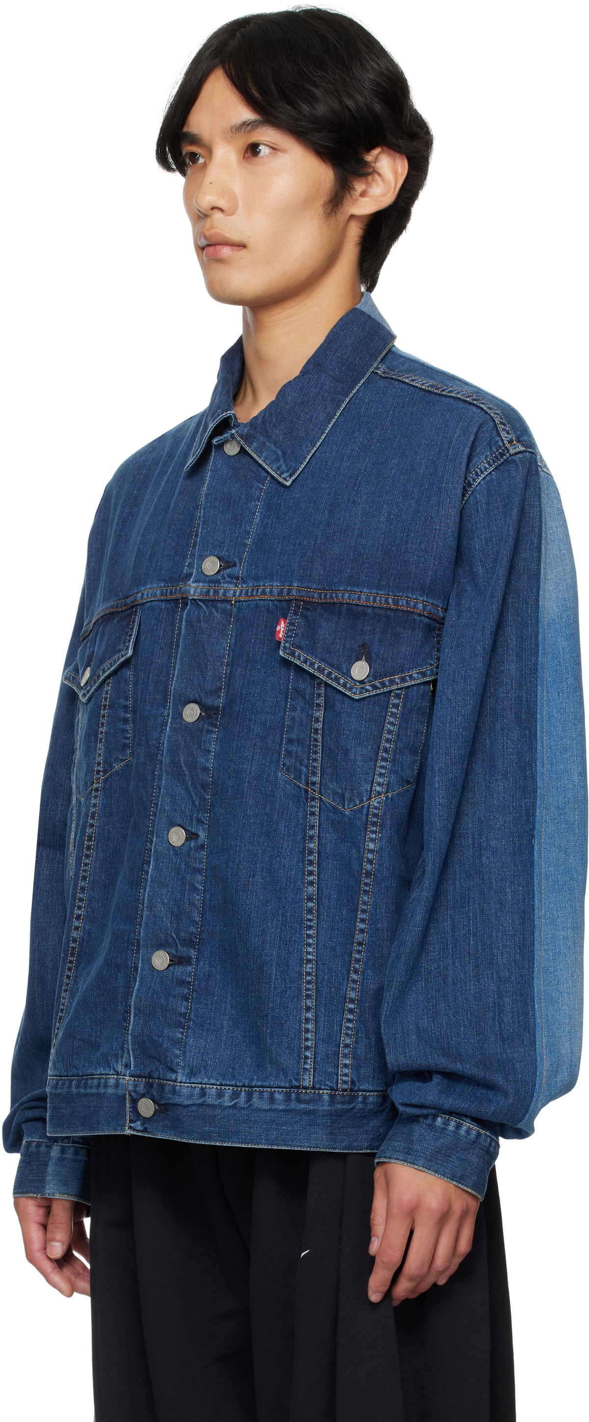 Bless Two-Pack Blue Maryam Nassir Zadeh Edition N°80 Denim Jackets