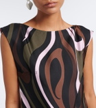 Pucci Marmo silk twill top