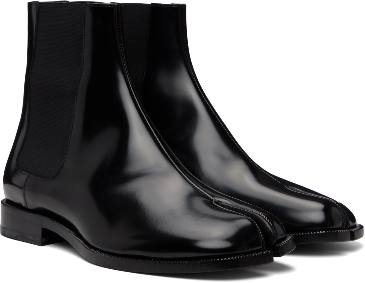 Maison Margiela Black Tabi Chelsea Boots