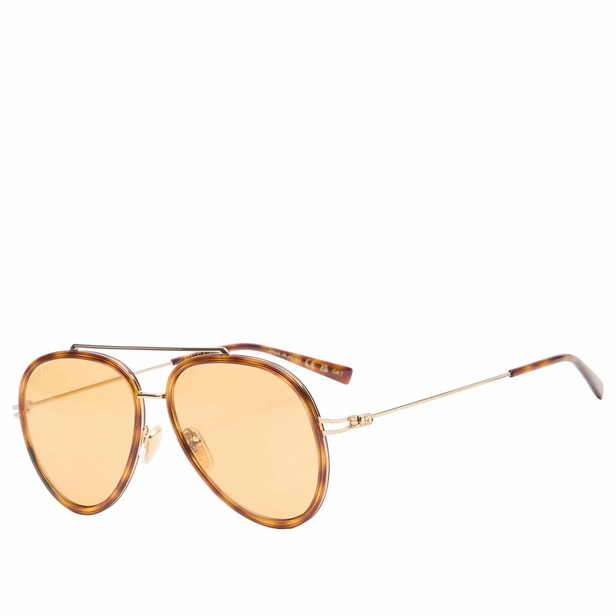 Gucci Men's Eyewear GG1286S Sunglasses in Havana/Brown Gucci
