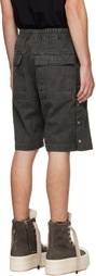 Rick Owens DRKSHDW Gray Tower Pusher Shorts