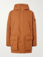 Stone Island - STONE ISLAND GHOST Garment-Dyed Shell Down Parka - Orange