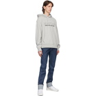 Helmut Lang Grey Standard Hoodie