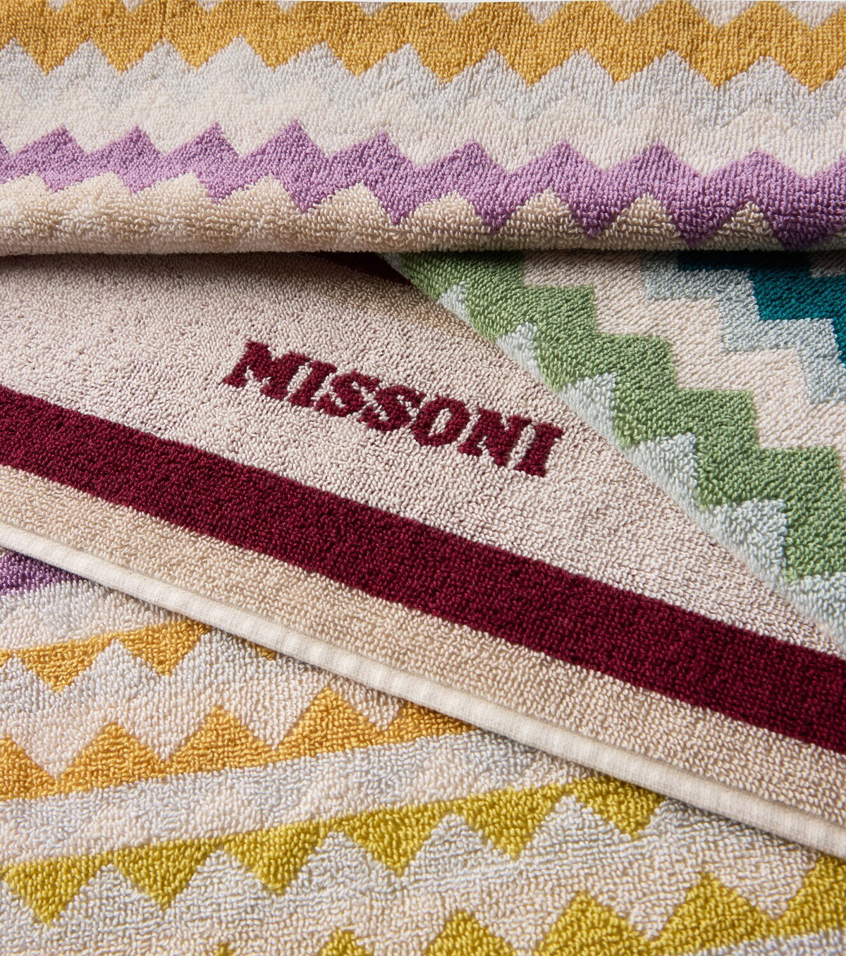Missoni Zigzag cotton terry towel set