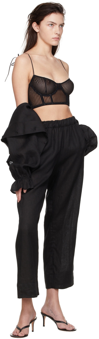 Le Petit Trou Black Lyna Lounge Pants