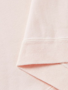 ATON - Garment-Dyed Cotton-Jersey Sweatshirt - Pink