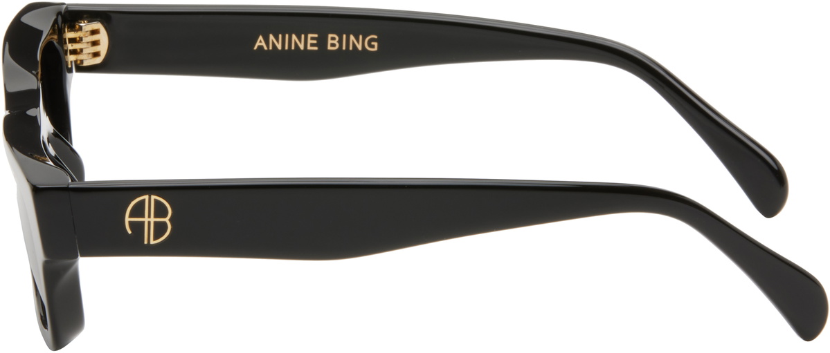 ANINE BING Black Otis Sunglasses