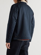 Universal Works - Recycled Fleece-Lined Cotton-Twill Jacket - Blue