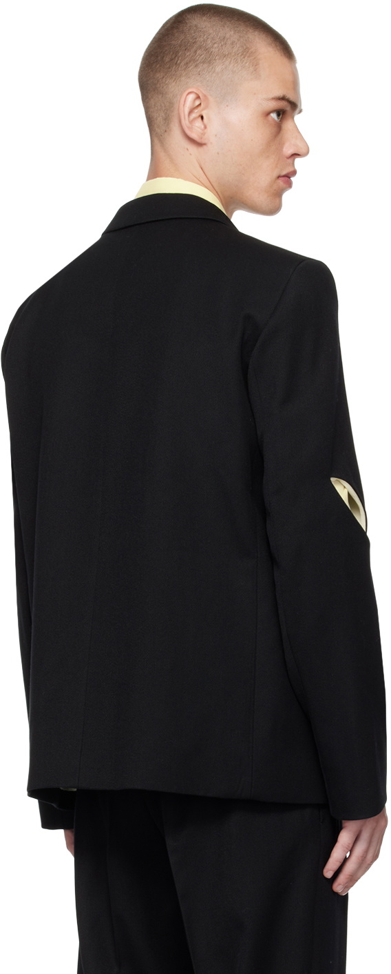 Stefan Cooke Black Slashed Blazer Stefan Cooke