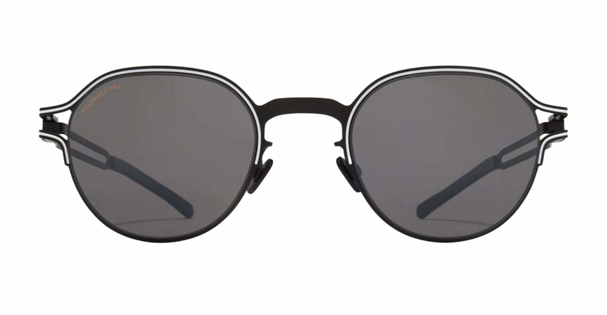 Mykita Blue Bernhard Willhelm Edition Silver Sunglasses Mykita