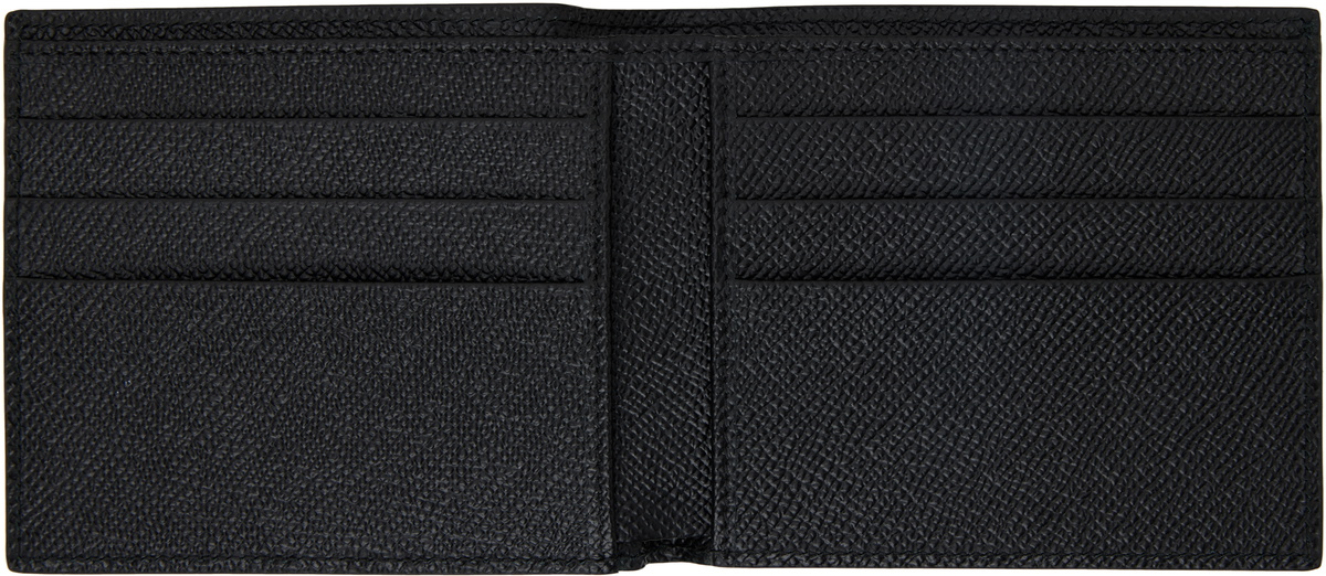 Dolce&Gabbana Black Dauphine Calfskin Wallet